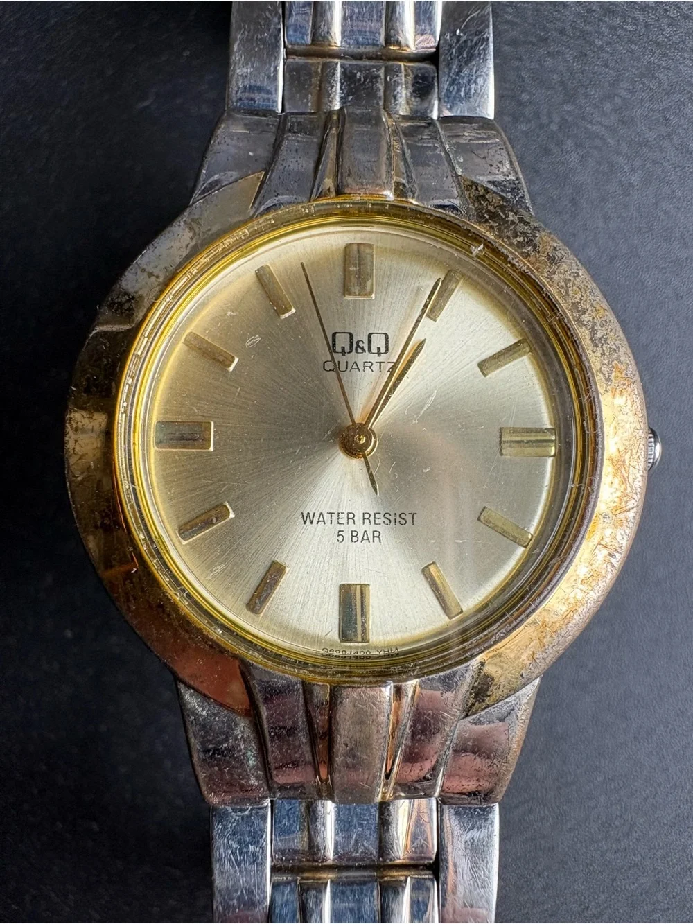 Gold‎ and Silver Men’s Quartz Watch